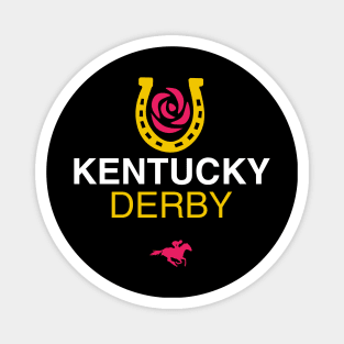 Kentucky Derby Horse Race Lovers Retro, Funny Horse Racing Lover Gifts Magnet